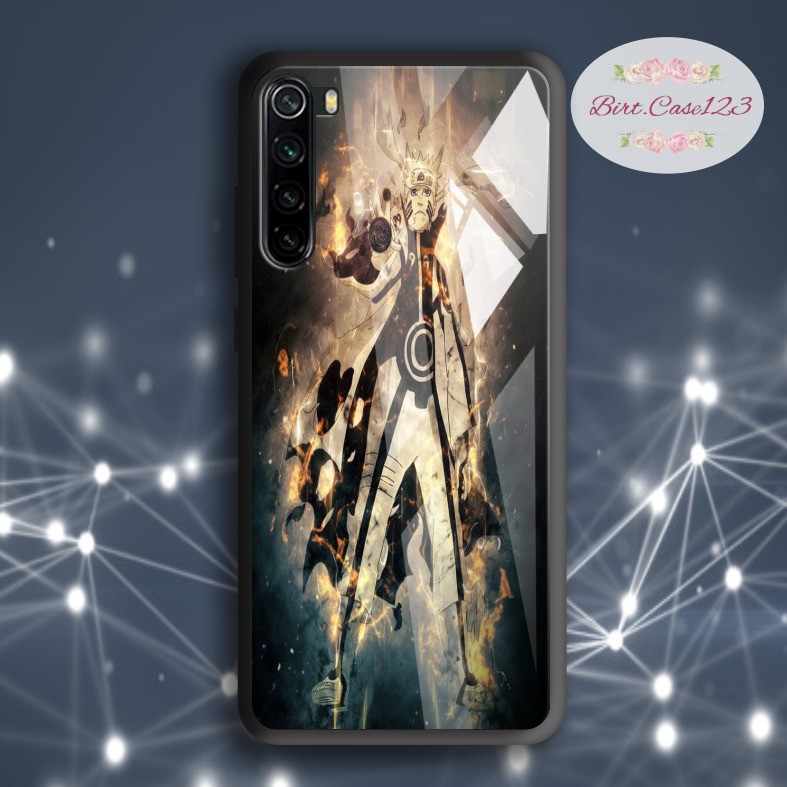 back case glass Naruto Oppo A3s A1k A5 A9 2020 A7 F9 A5s A31 A52 A53 A92 A37 A57 A59 A71 A83 BC5356
