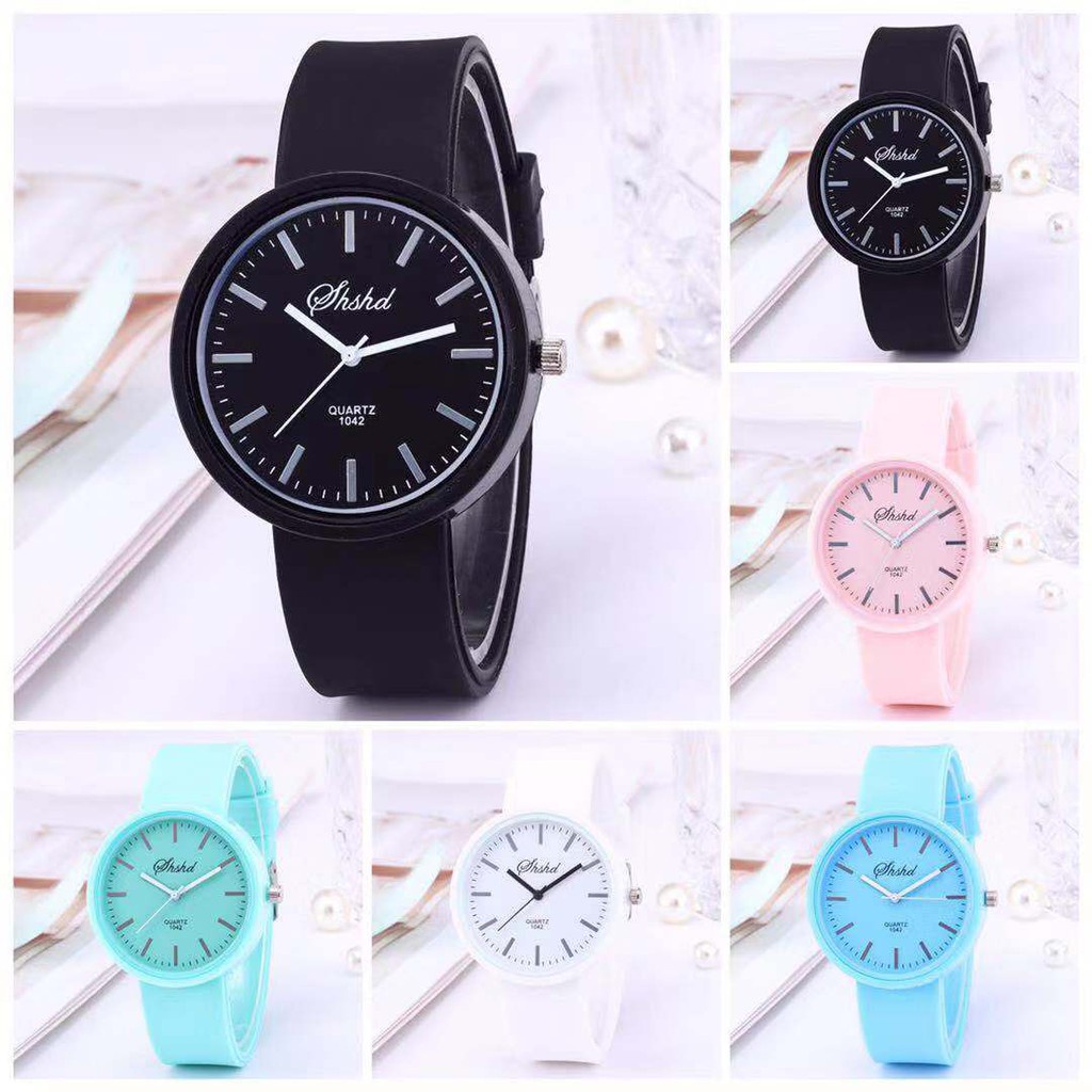 Jam Tangan Sporty Wanita Cewek Elegan Anti Air Terbaru Branded Cewe Perempuan Digital Original Ori J