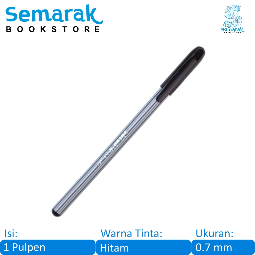 

Joyko BP-249 Lino Ball Pen Tip 0.7 - Hitam [1 Pulpen]