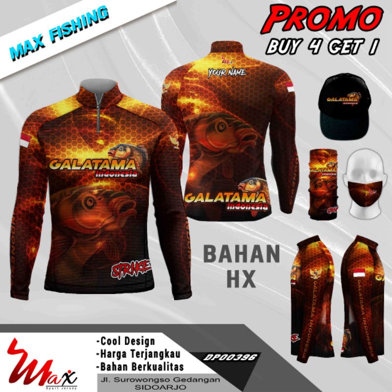 Baju kaos olah raga long sleve lengan panjang luar ruangan out door full printing sublime, adem anti