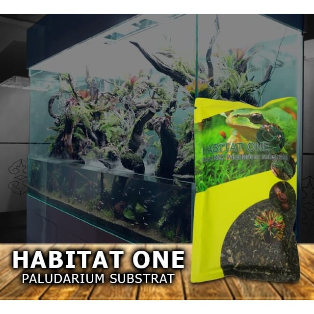 HABITAT ONE Media Tanam Terrarium Paludarium aquarium aquascape 1 liter 1L