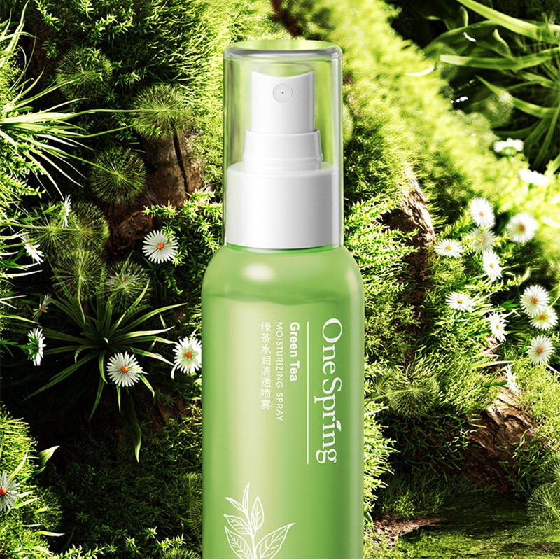 Green Tea Moisturizing Clear Toner Spray Hydrating Moisturizing Moisturizing Refreshing Skin Rejuvenation Spray