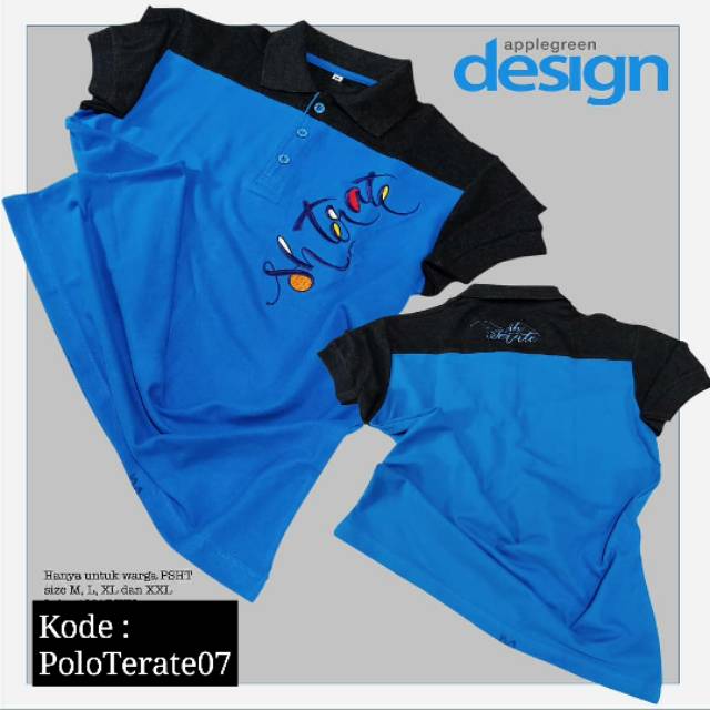 Kaos PSHT berkerah polo bordir kode poloterate07
