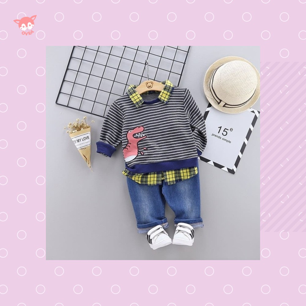 baju anak/setelan anak laki laki/baju anak laki laki/pakaian anak laki laki import