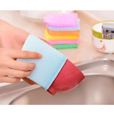 Spons Cuci Piring Import Isi 5 Pcs/Good Wife Super Magic Sponge