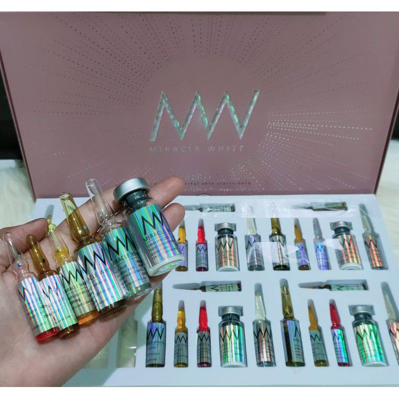 miracle white New box pink 100% original