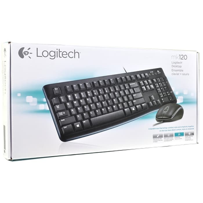 Keyboard Mouse Logitech MK 120