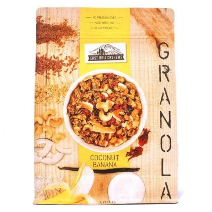

East Bali Cashew Granola Coconut Banana 400Gr Sereal