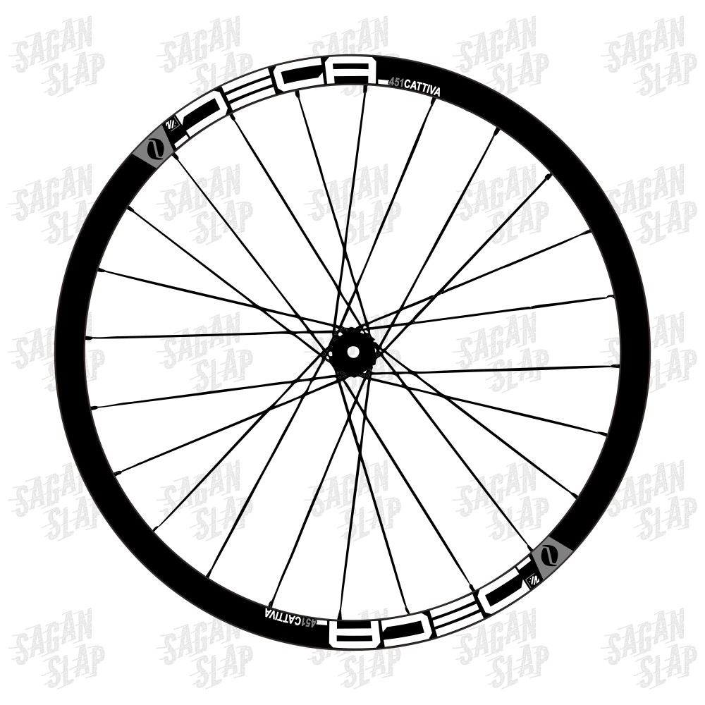 Decal Rims Seli Deca Lebar Stiker  2 cm sepeda  lipat  