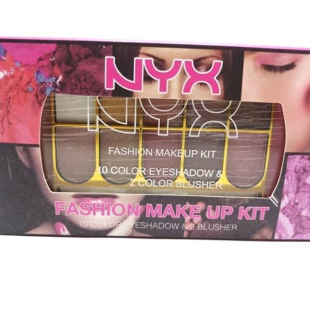 EYESHADOW &amp; BLUSHER NYX 12 COLOR SERI 1