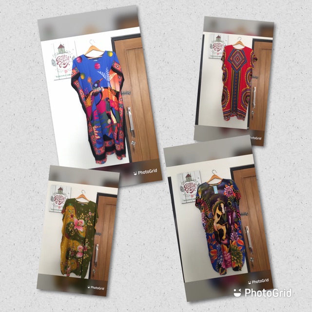 Daster kencana Ungu label biru