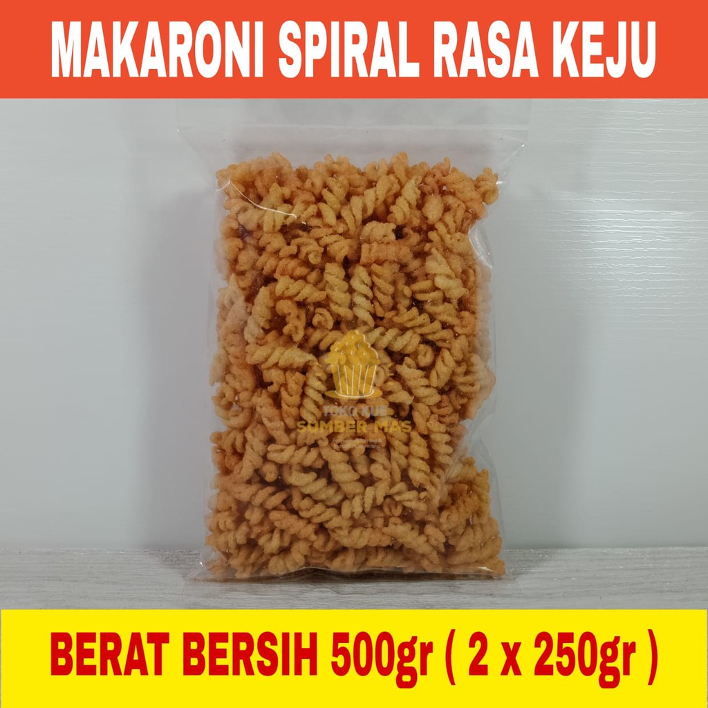 

MAKARONI SPIRAL RASA PEDES Berat bersih 500 GR
