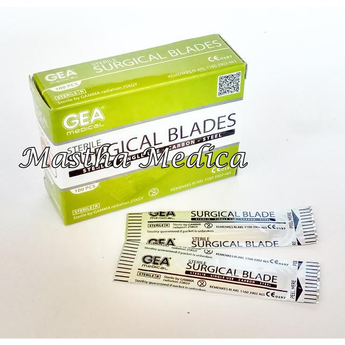 Surgical Blade Bisturi mata Pisau Scalpel Bedah operasi GEA no 24