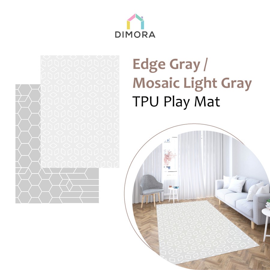 Dimora TPU Play Mat Large - Edge Gray