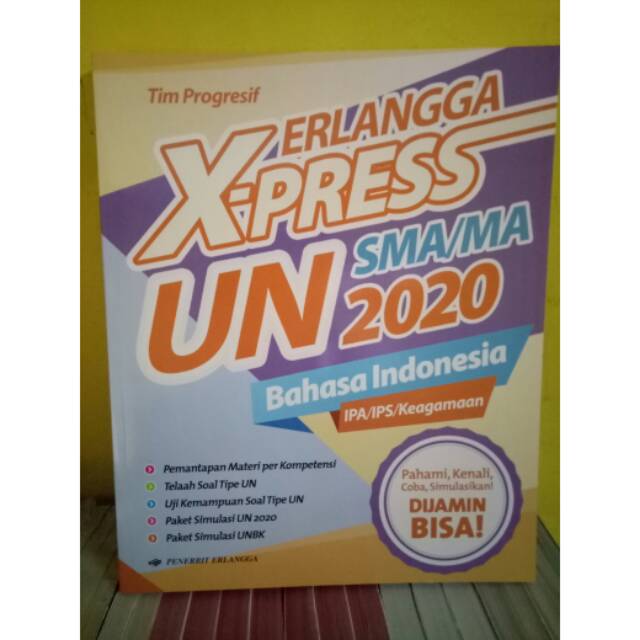 Buku un sma xpress mata pelajaran bahasa indonesia tahun 2020