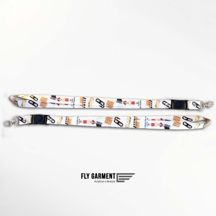 

Unik Lanyard Special Flight Attendant / Lanyard Pesawat / Tali Id Card Terbatas