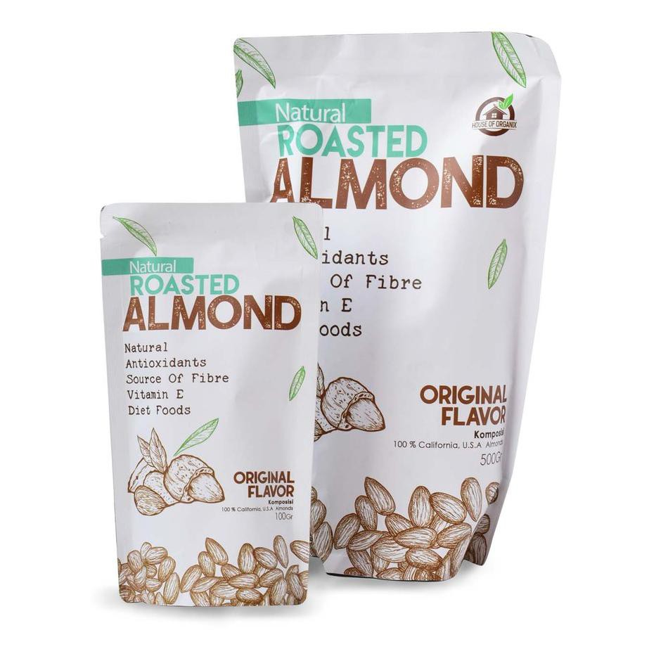 

➽ Natural Roasted Almond (Panggang) 1 Kg ✲