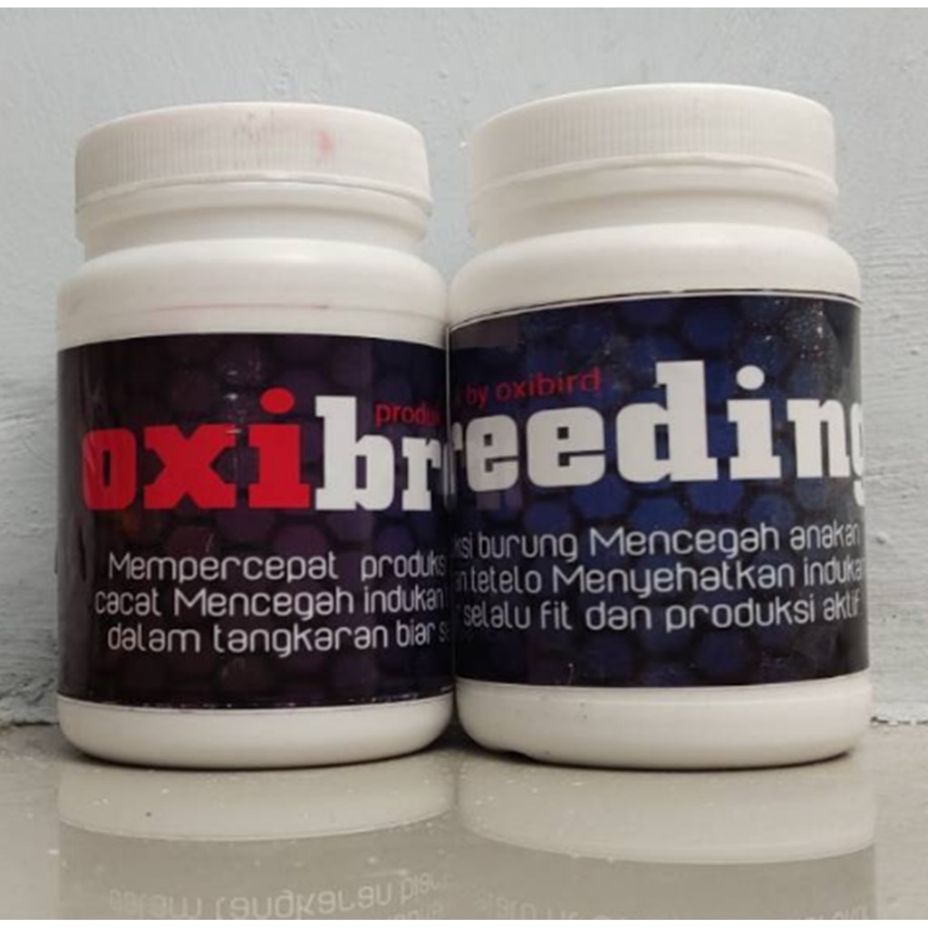 Oxi breeding oxibreeding vitamin ternak burng murai mempercepat produksi burung