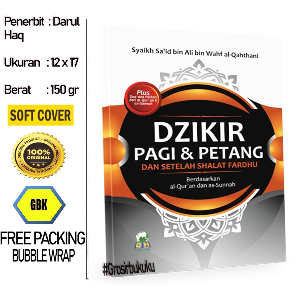 Buku Dzikir Pagi &amp; Petang Dan Setelah Shalat Fardhu - Darul Haq