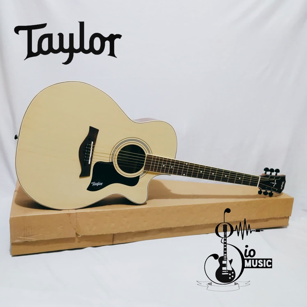 gitar taylor akustik elektrik tanam besi paket lengkap TOP HIGHQUALITY