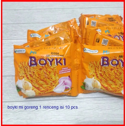 Snack Jadul Mi Boyki rasa mi goreng 1 renceng 10 pcs enak langsung dimakan