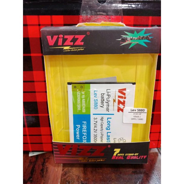 Baterai vizz Lenovo S880 Vizz S880 S890 K860i A850 Double Power Ori