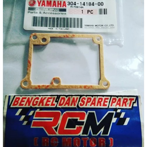 GASKET PAKING PERPAK KARBU KARBURATOR RX KING RXKING BAGIAN BAWAH ORI ORIGINAL YAMAHA 304-14184-00