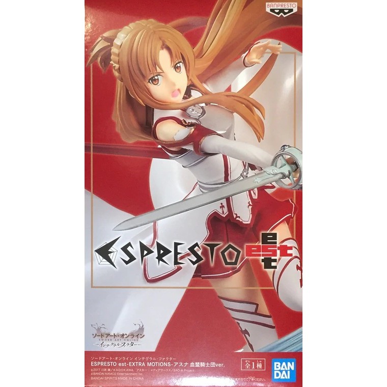 Espresto est Extra Motions Asuna Knights of Blood Ver Figure - SAO Sword Art Online Integral Factor