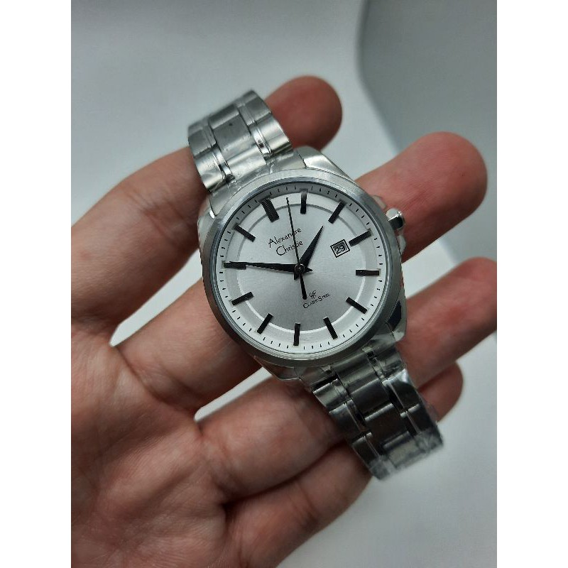 JAM WANITA ALEXANDRE CHRISTIE AC 8404 ORIGINAL SILVER WHITE