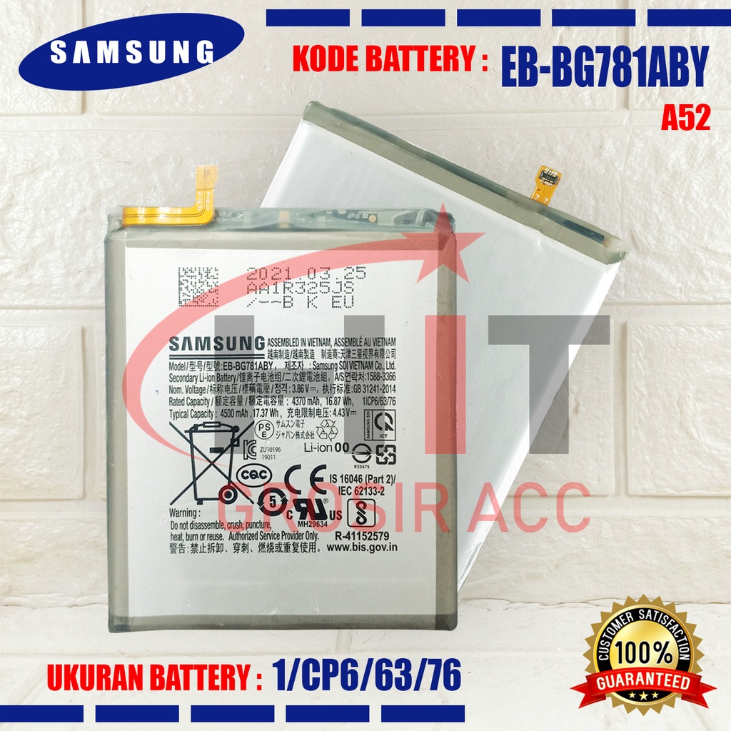 Baterai Battery EB-BG781ABY Samsung A52 / Samsung S20 FE