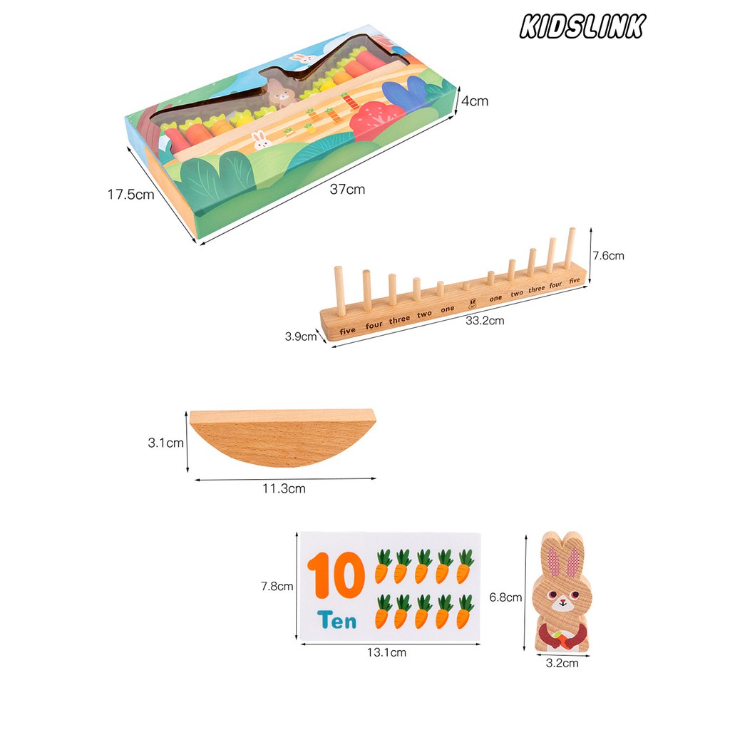 Mainan Edukit Matematika Edukasi Anak Block Berhitung Balancing Game Lucu Toys Kayu