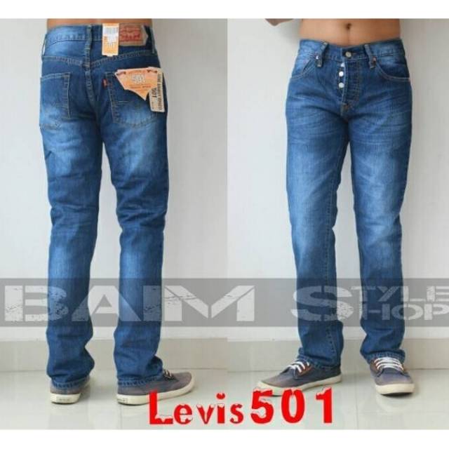 Original 501 celana levis 501 USA celana import celana 