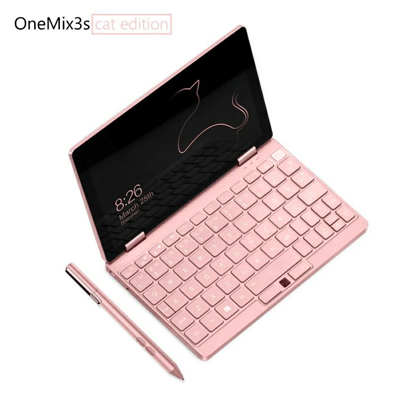 (CAT EDITION) Netbook One Mix 3S 8.4 inch Core i3-10110Y 8GB/256GB Windows 10 IPS Touchscreen