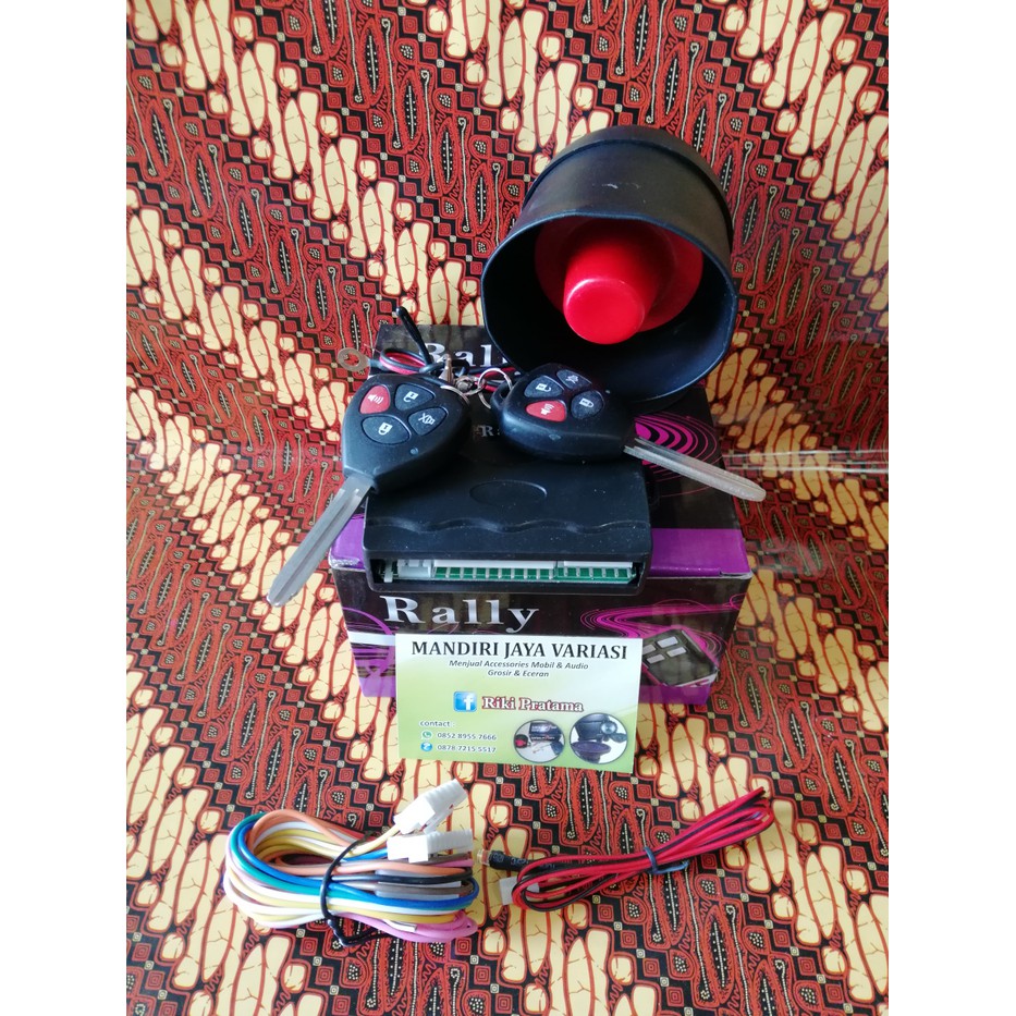 alarm mobil model kunci innova merk rally(alarm mobil  model innova)