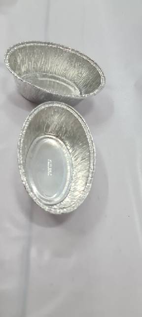 Wadah aluminium foil oval OV-230 / loyang aluminium foil oval sedang / loyang oval zuppa soup 225ml