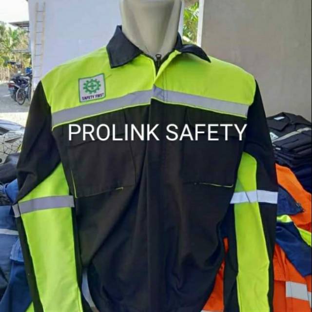 SERAGAM BAJU SAFETY STABILO DONGKER RESLETING DRILL