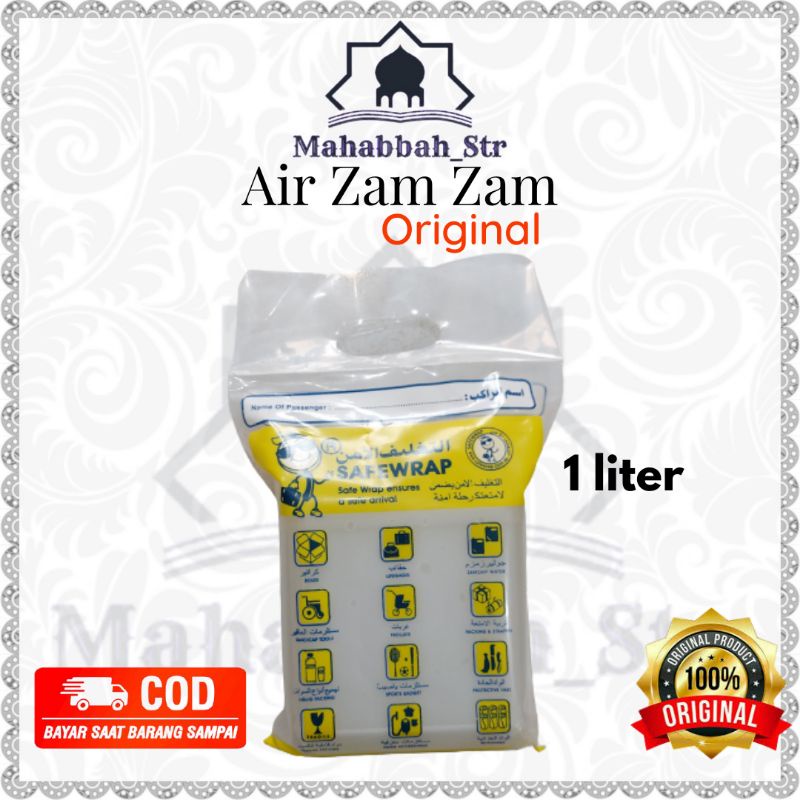 

Air Zam Zam Asli 100% Original Arab Saudi