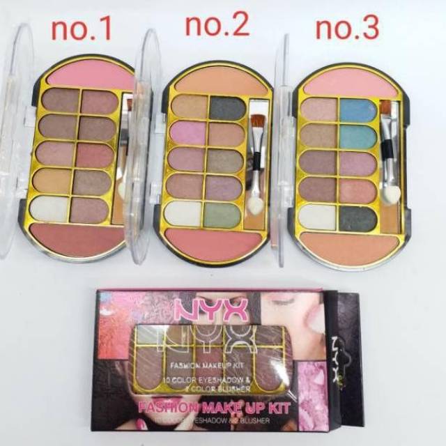 EYESHADOW &amp; BLUSHON NYX FASHION MAKEUP KIT