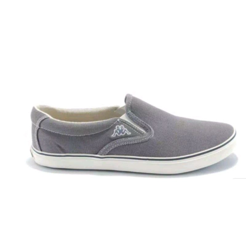 [COD] sepatu pria kappa slip on warna grey 100% original size 38