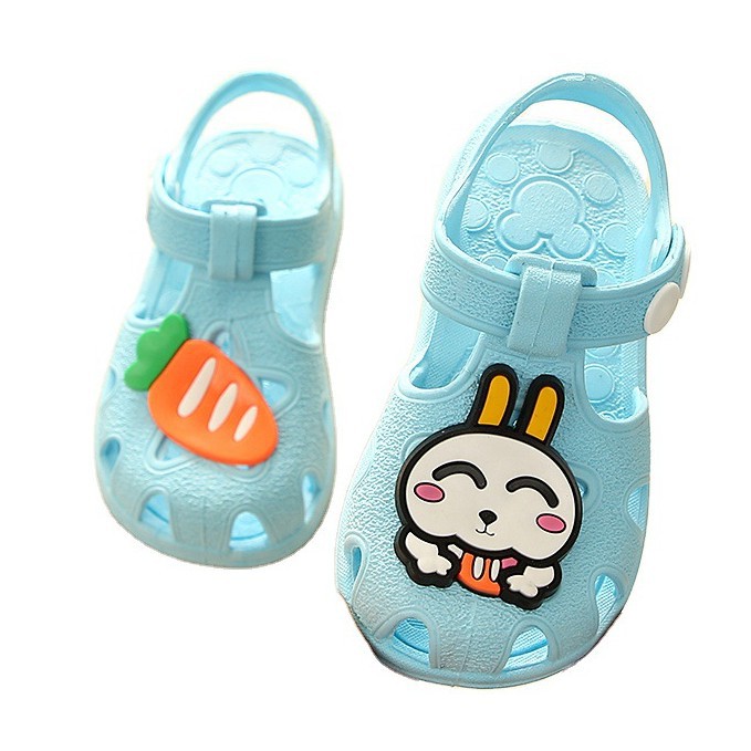 HappyOliver BAPAO BUNNY Sepatu Sandal Anak Laki Laki Perempuan Bahan Karet Model Lucu 0-5 Tahun Import