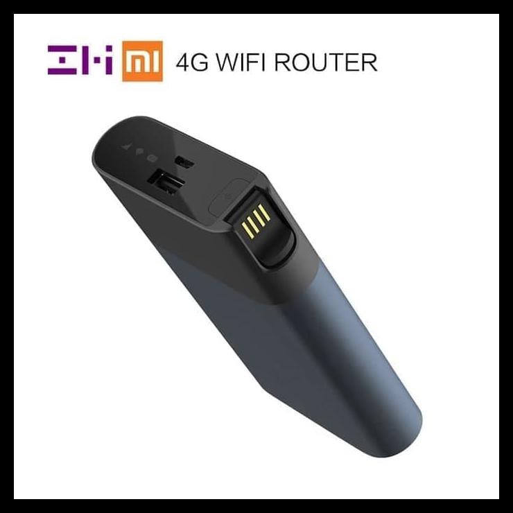 Xiaomi Zmi 4G Wifi Router Power Bank Mifi Mobile Hotspot 10000Mah