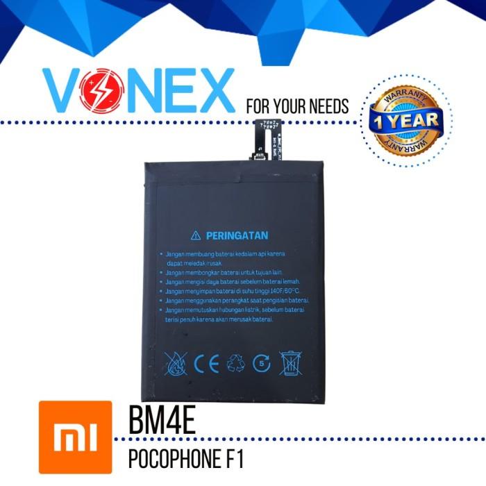 battery batre baterai vonex bm4e pocophone f1