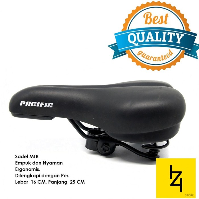 Pacific Sadel / Jok Sepeda MTB / BMX - Hitam / aksesoris sepeda Limited
