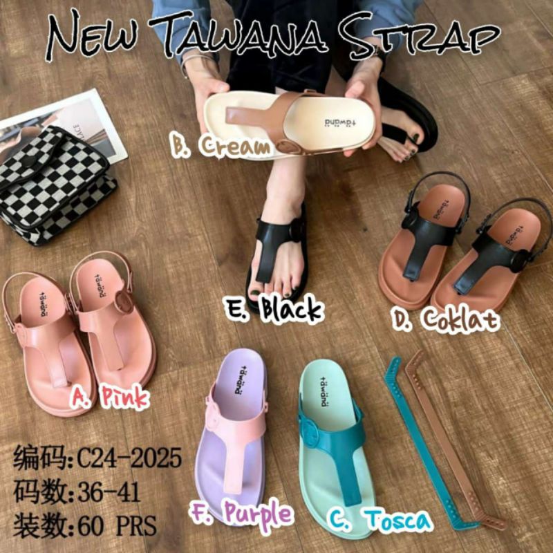 Sendal Tawana Jelly Import Ori