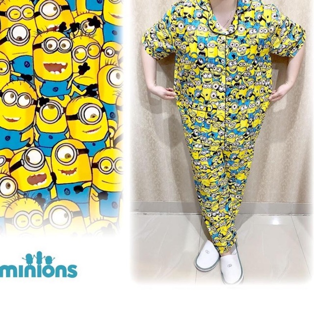 Joker.Store123 Baju Tidur Piyama Dewasa CP Jumbo Minion