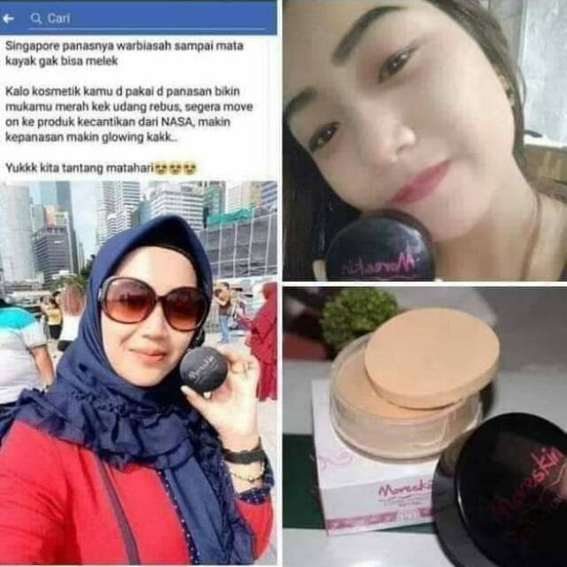 Bedak moreskin NASA