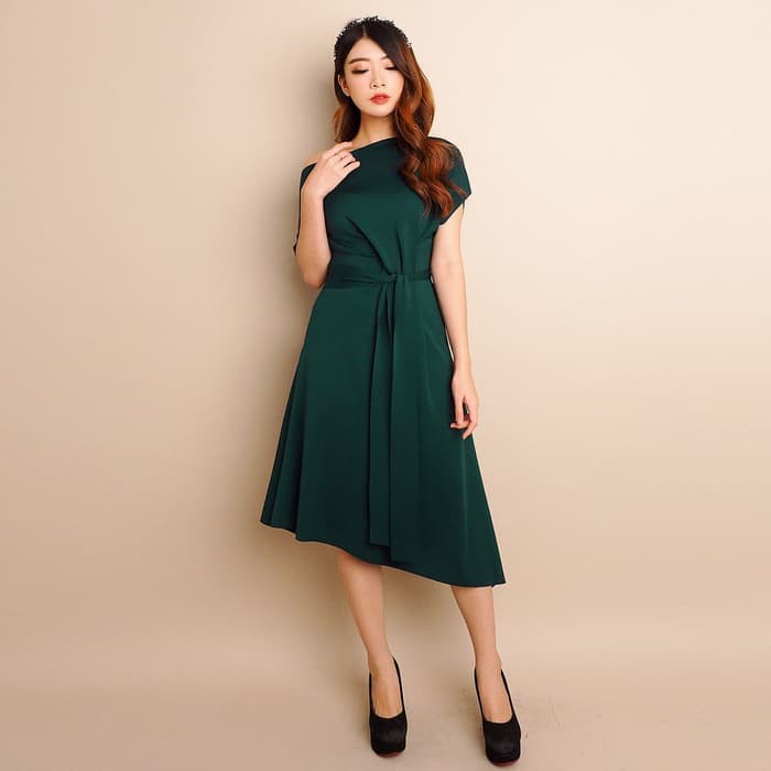 DRESS GERIXMAS (311) - Dress Wanita Import Bahan Scuba