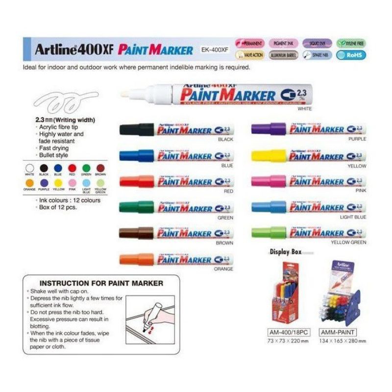 

Artline paint marker EK 400 XF