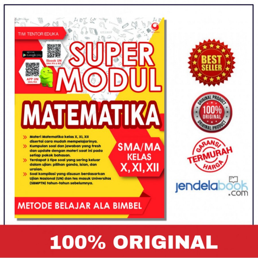 Sma Super Modul Matematika Sma Kelas 10 11 12 Metode Belajar