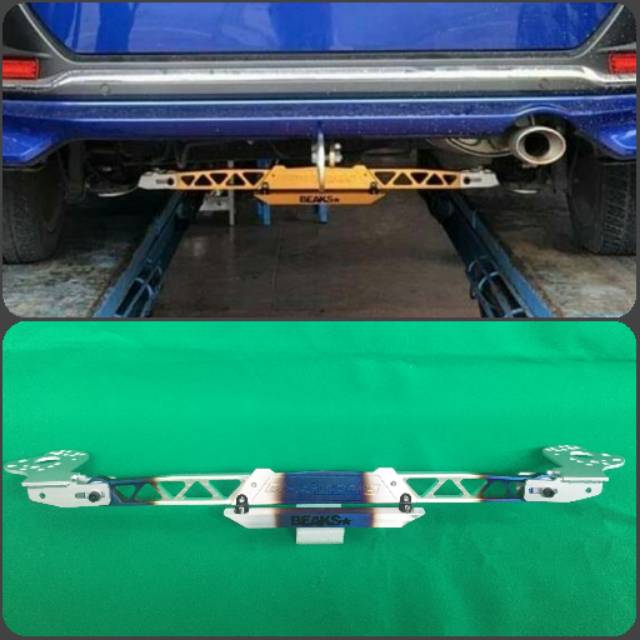 Lower tie bar BlackWorks Beaks burn tip honda jazz brio yaris ayla agya etios mazda2